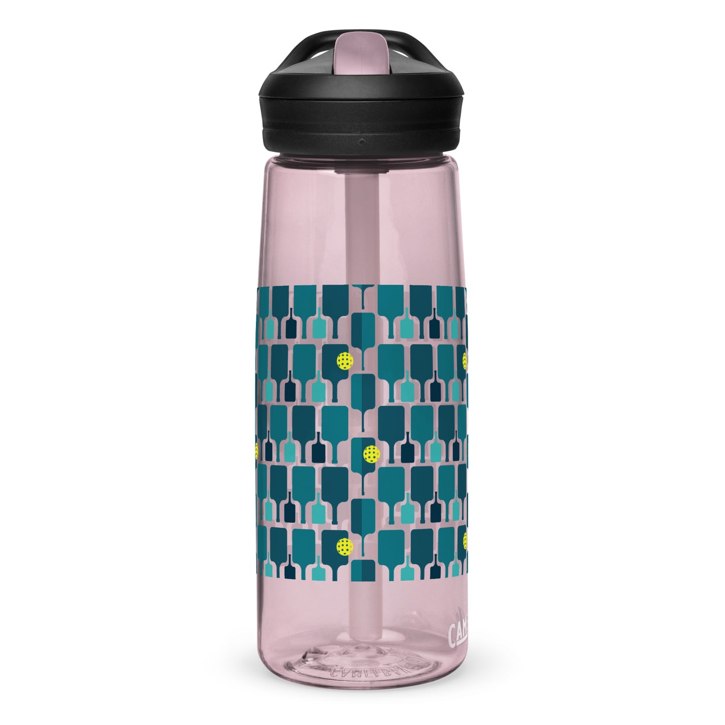 Pickleball Paddle grid sports water bottle