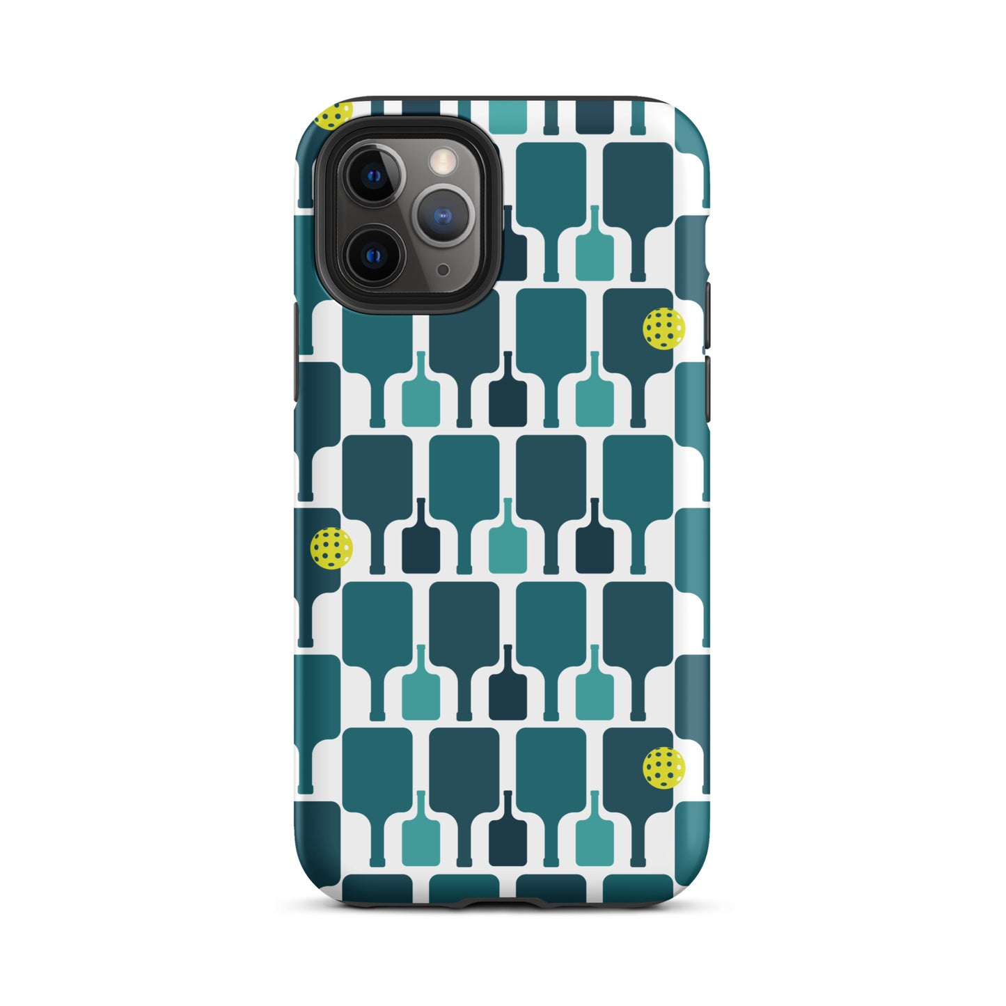 Pickleball Paddle grid graphic on Tough Case for iPhone®
