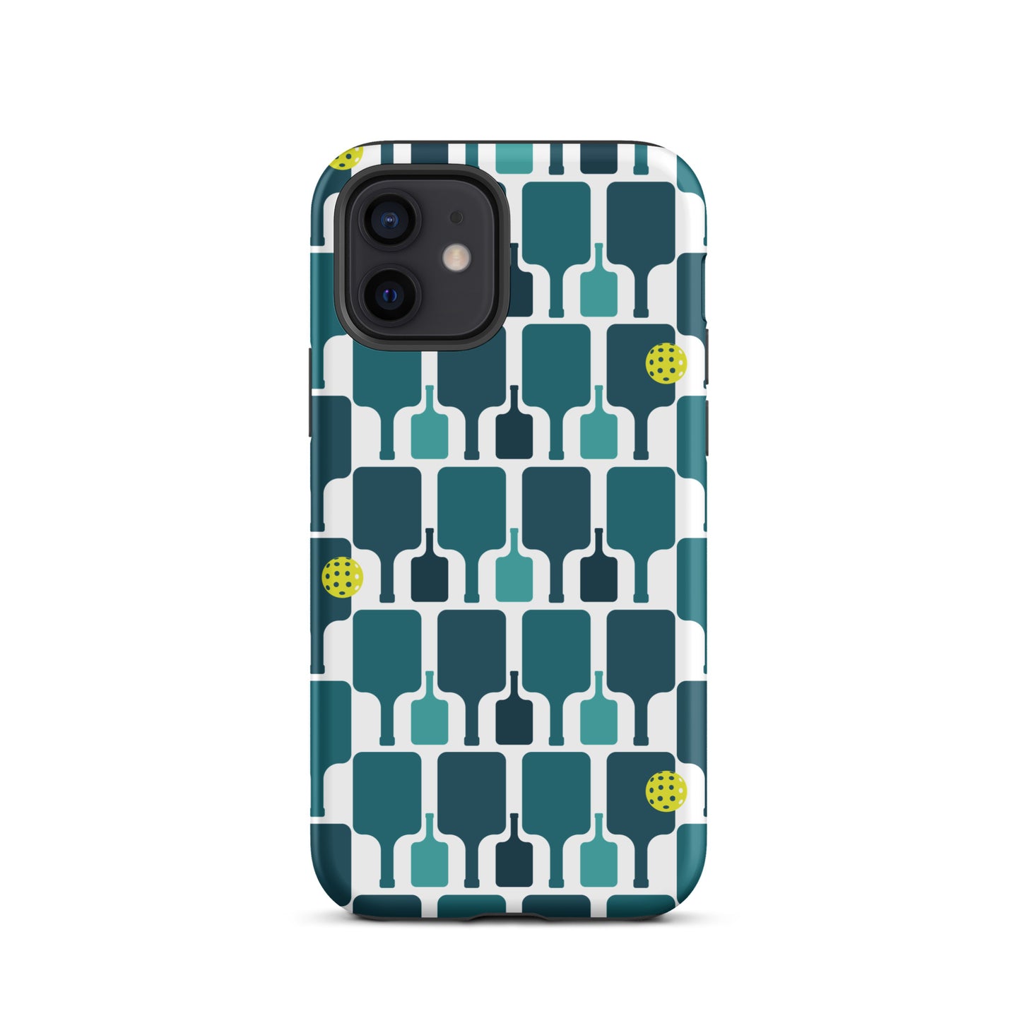 Pickleball Paddle grid graphic on Tough Case for iPhone®