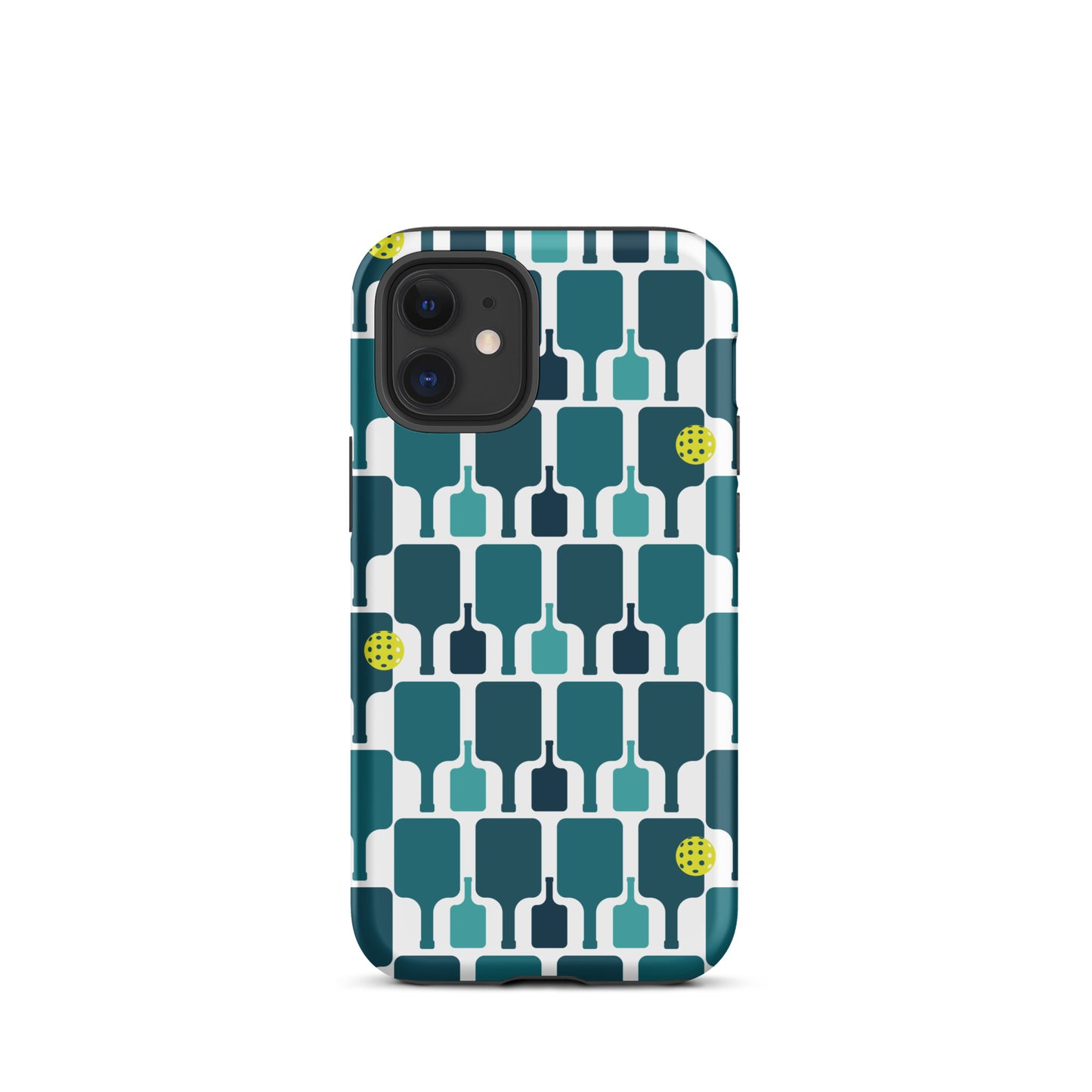 Pickleball Paddle grid graphic on Tough Case for iPhone®