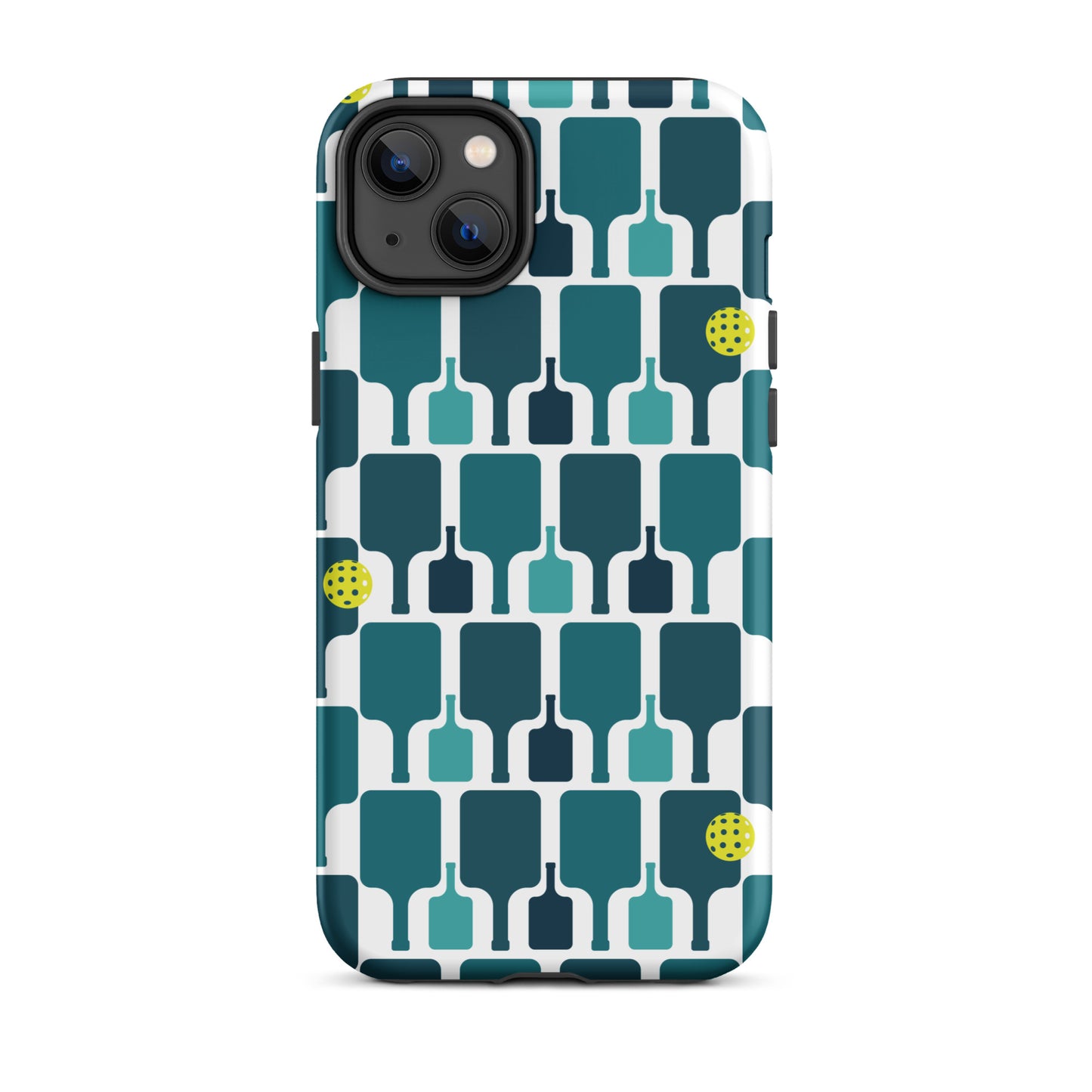 Pickleball Paddle grid graphic on Tough Case for iPhone®
