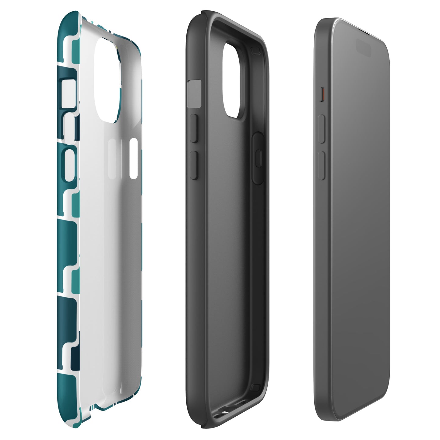 Pickleball Paddle grid graphic on Tough Case for iPhone®