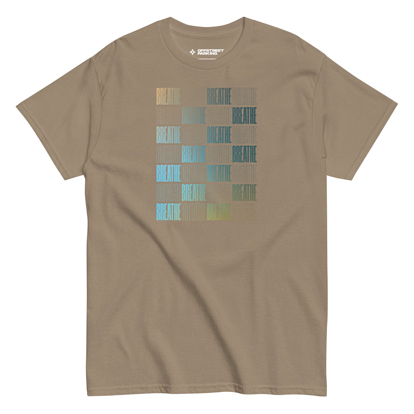Breathe type on unisex classic tee