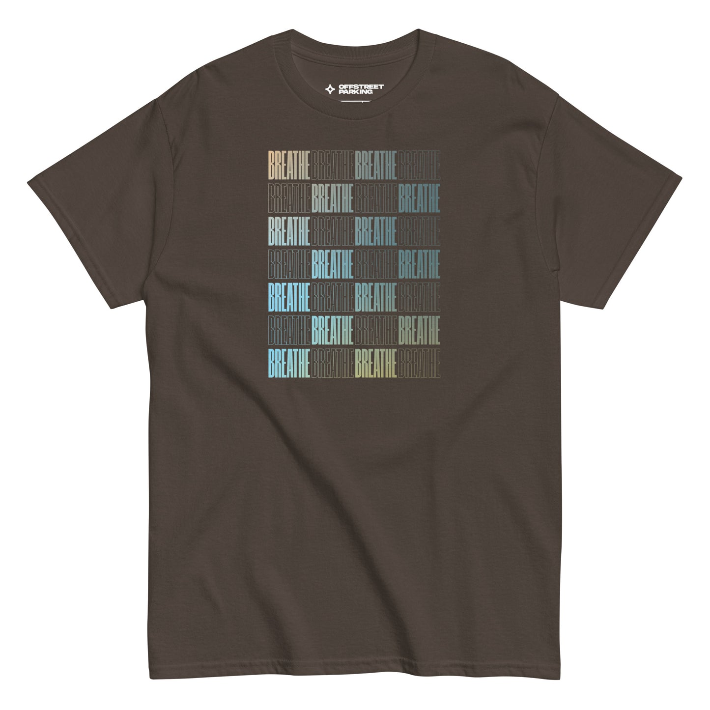 Breathe type on unisex classic tee