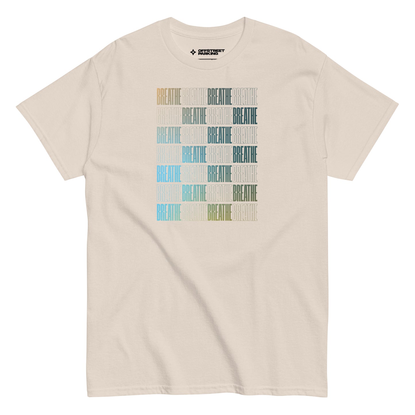 Breathe type on unisex classic tee