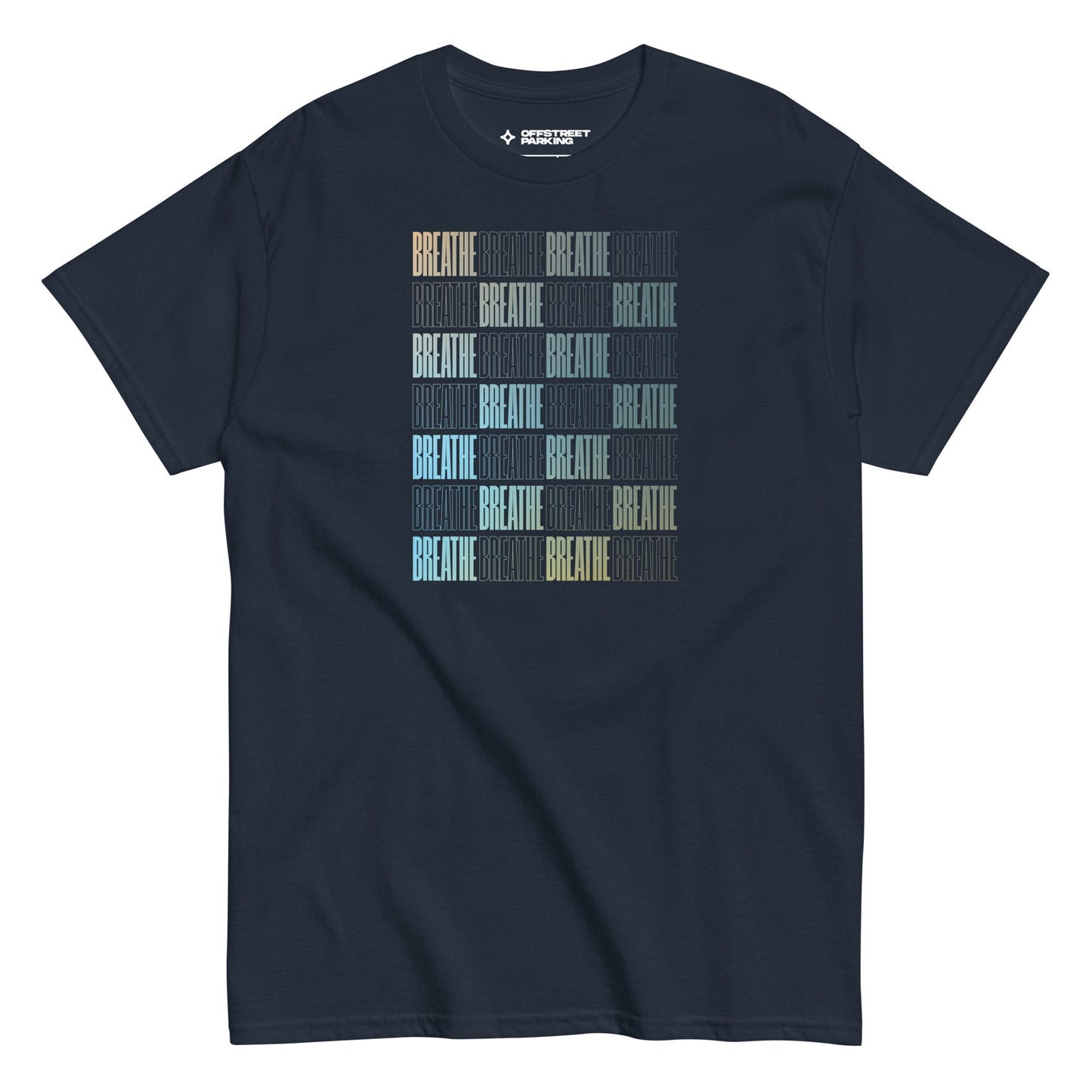Breathe type on unisex classic tee