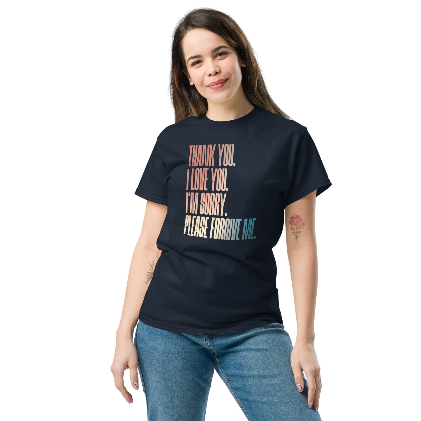 Ho'oponopono type on unisex classic tee