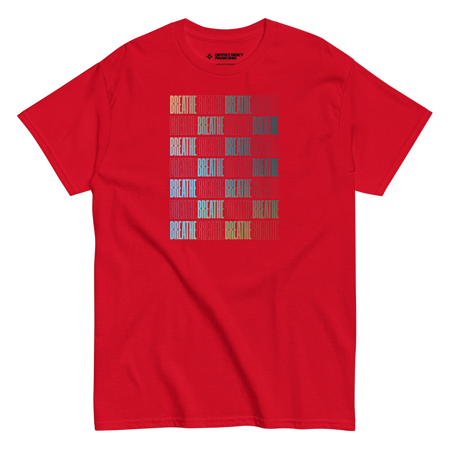 Breathe type on unisex classic tee