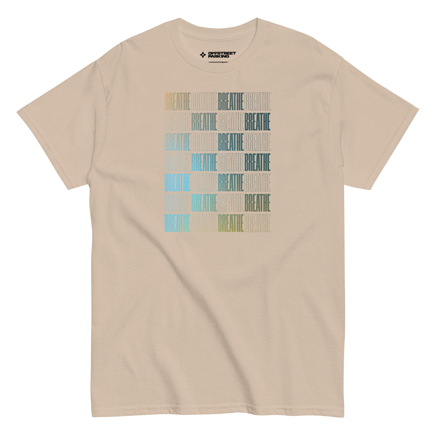 Breathe type on unisex classic tee