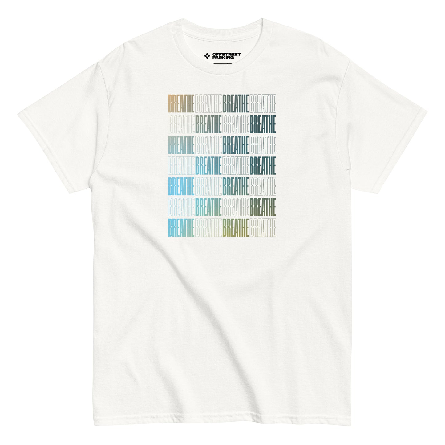 Breathe type on unisex classic tee