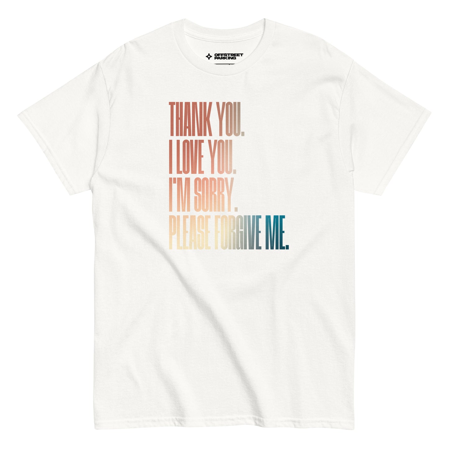 Ho'oponopono type on unisex classic tee