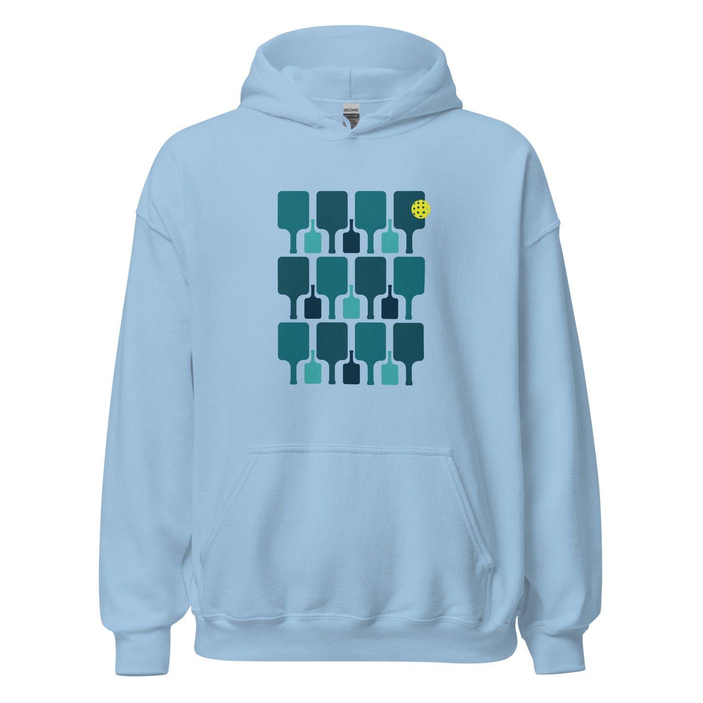 Pickleball Paddle grid. Unisex Hoodie