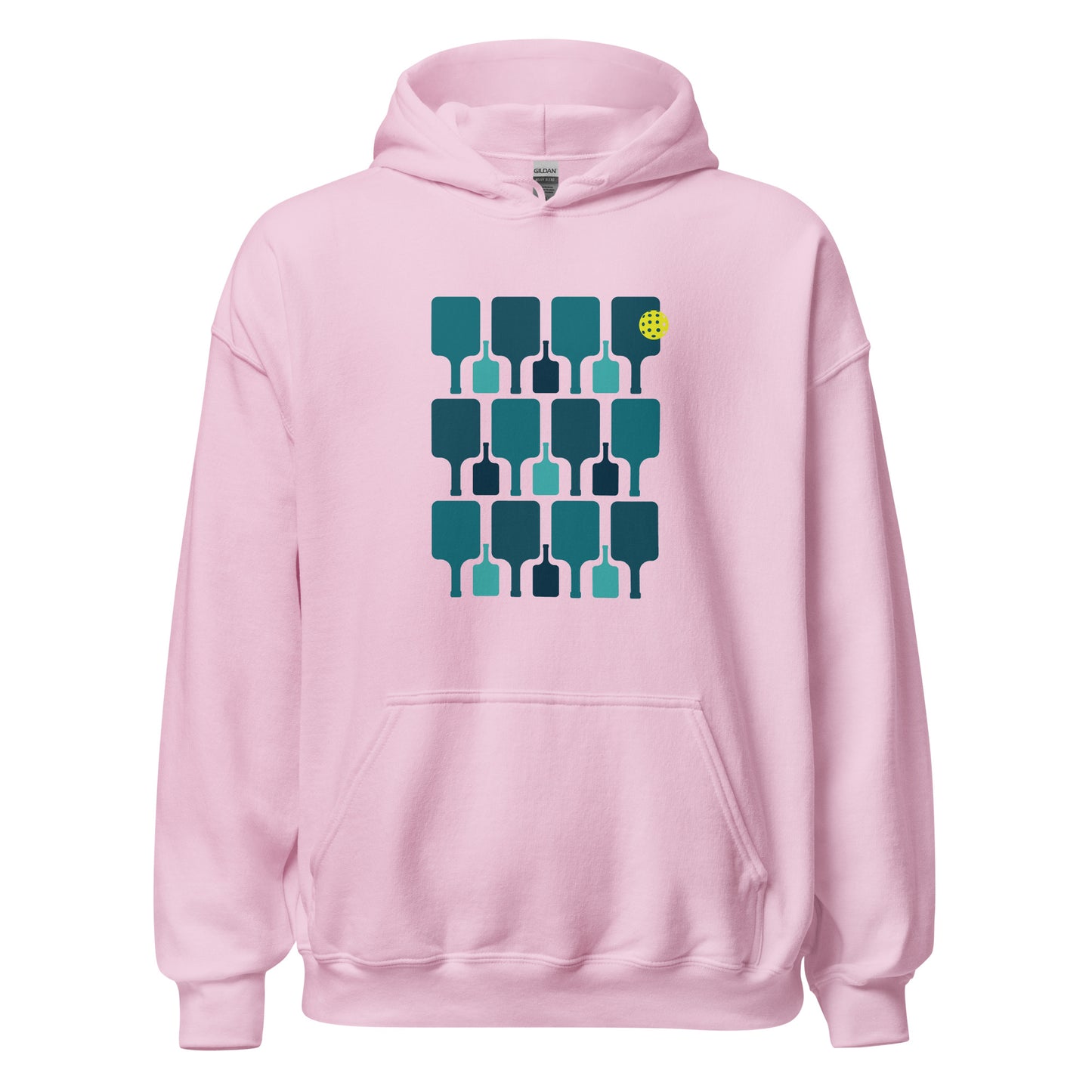 Pickleball Paddle grid. Unisex Hoodie