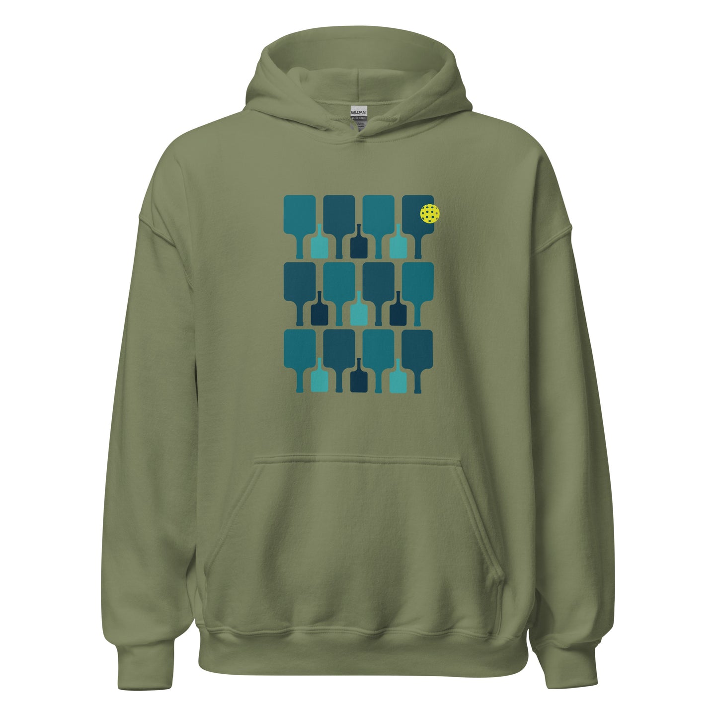 Pickleball Paddle grid. Unisex Hoodie