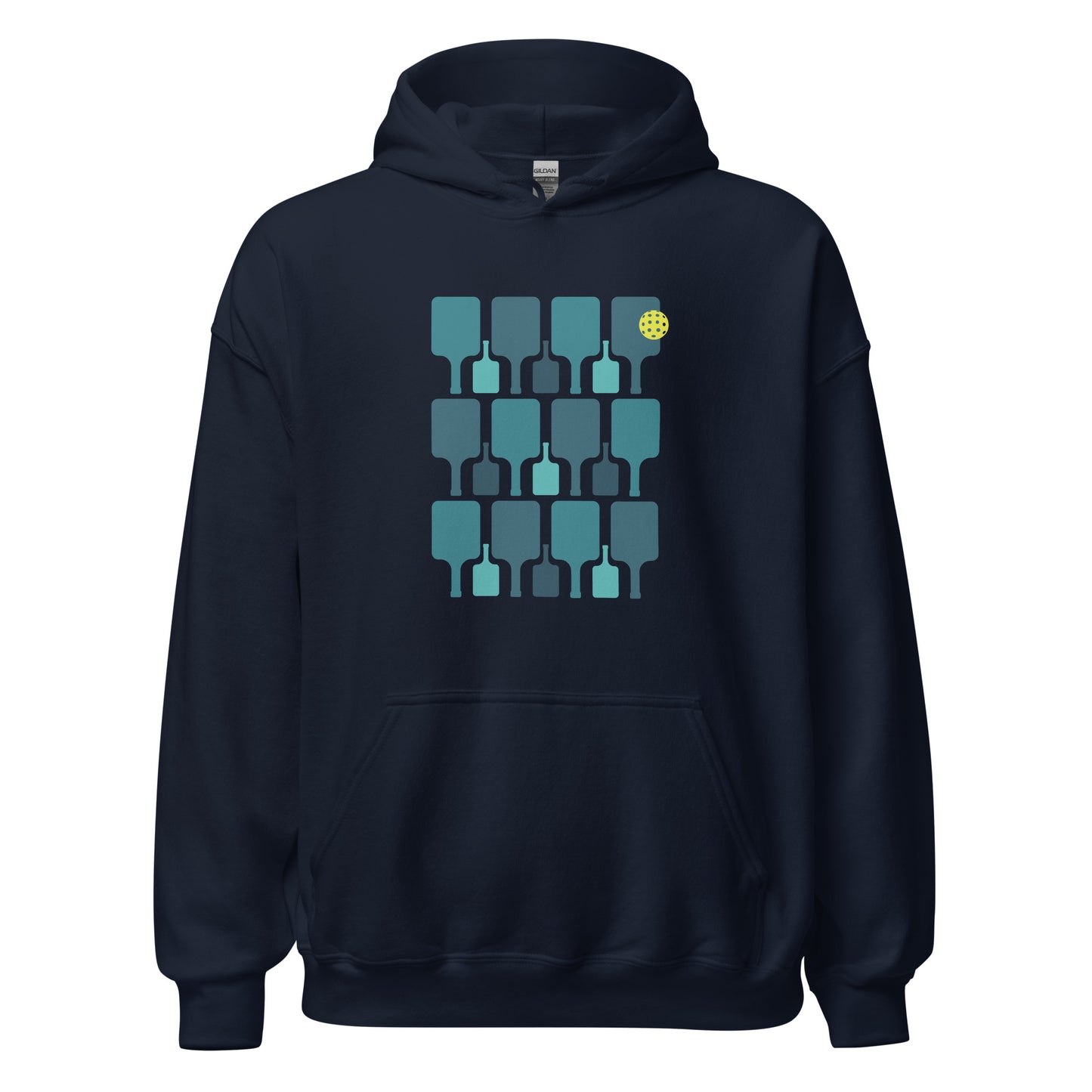 Pickleball Paddle grid. Unisex Hoodie