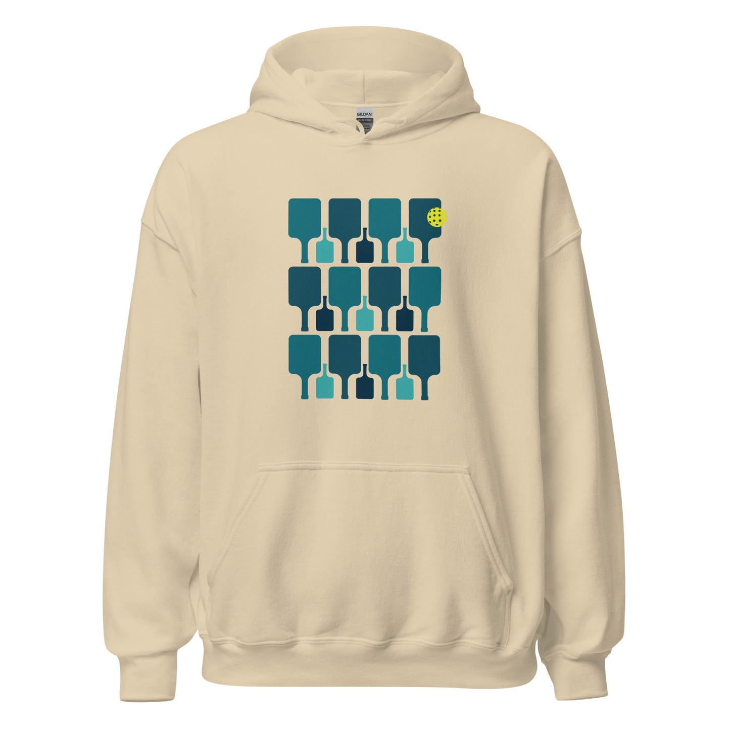 Pickleball Paddle grid. Unisex Hoodie