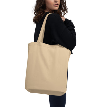 "Demure" type on Eco Tote Bag