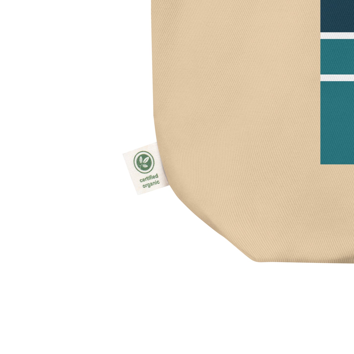 Minimalist Pickleball Court on Eco Tote Bag