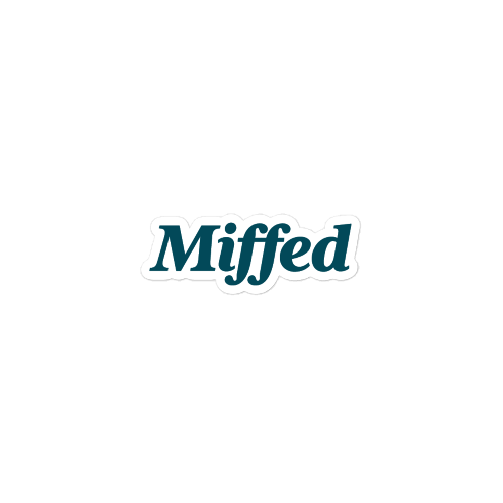 Miffed (bubble-free stickers)