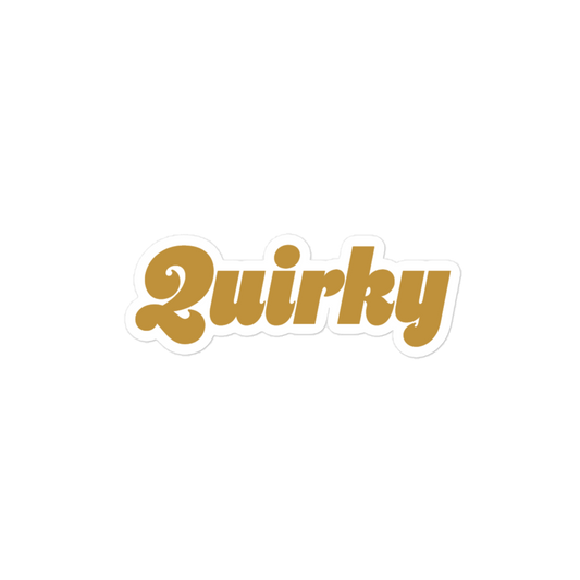 Quirky (bubble-free stickers)