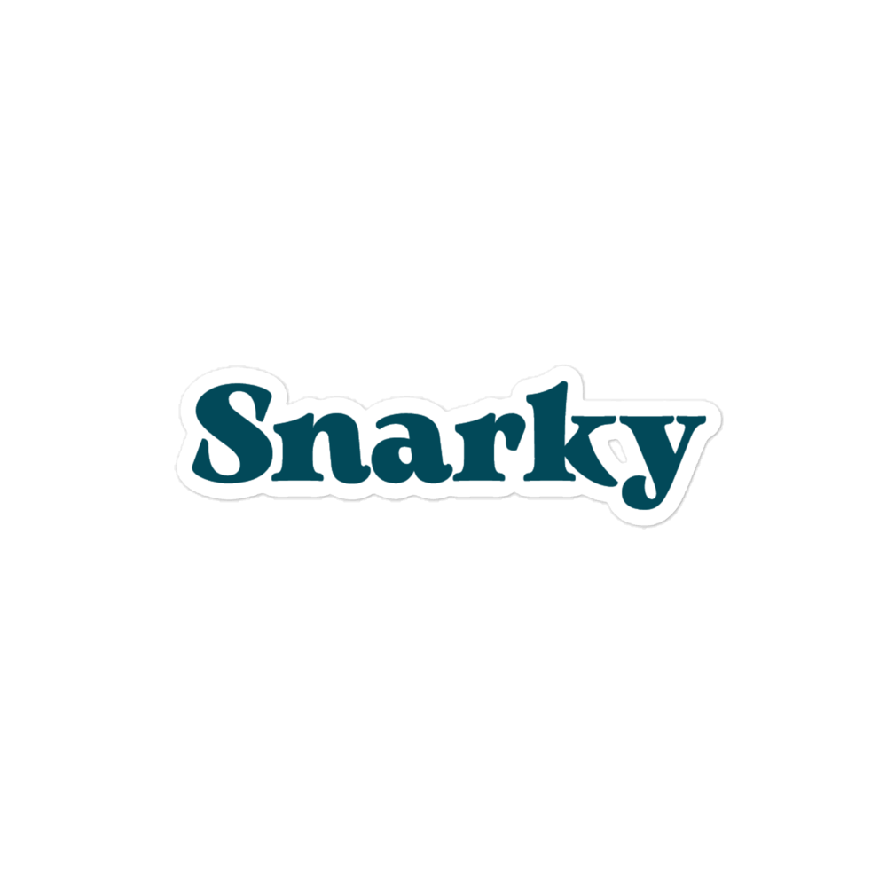 Snarky (bubble-free stickers)