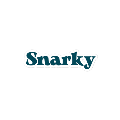 Snarky (bubble-free stickers)