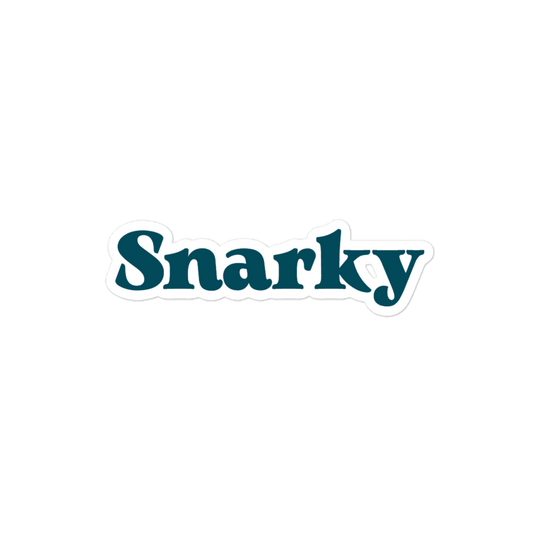 Snarky (bubble-free stickers)