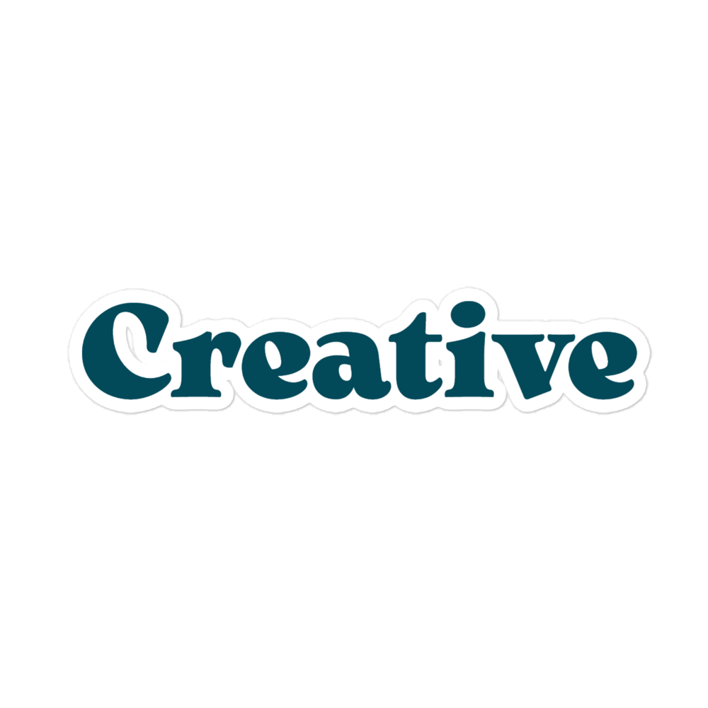 Creative (bubble-free stickers)