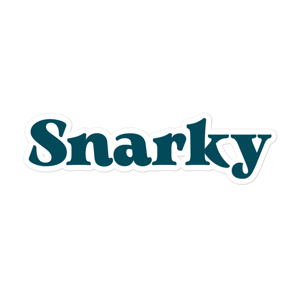 Snarky (bubble-free stickers)