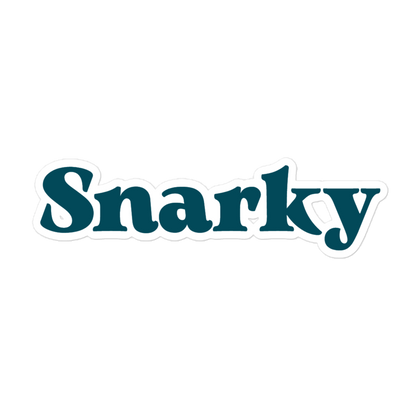 Snarky (bubble-free stickers)