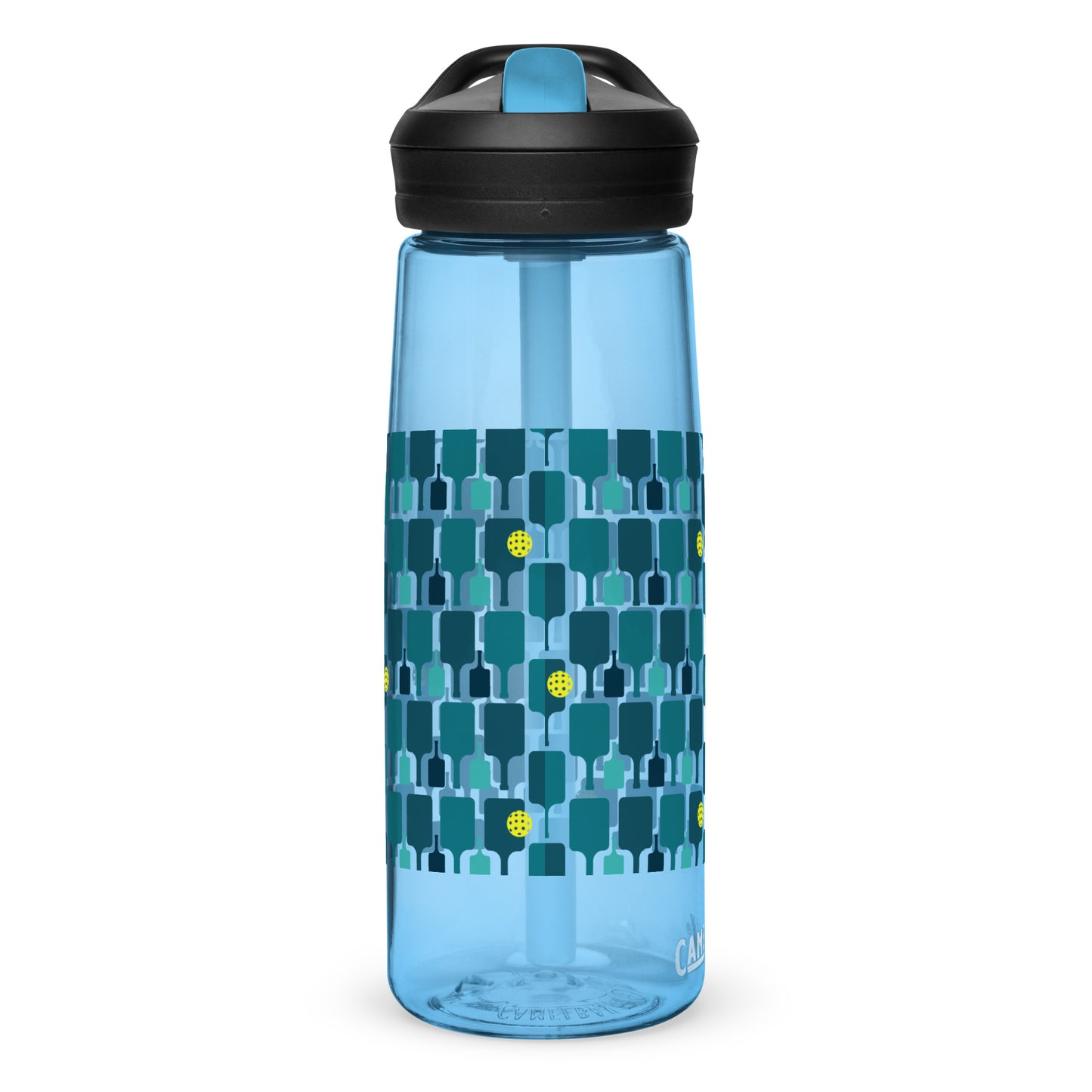 Pickleball Paddle grid sports water bottle