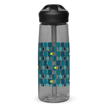 Pickleball Paddle grid sports water bottle