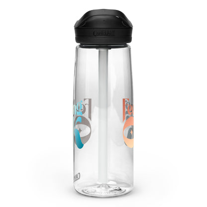 Feeling OK type on Sports water bottle