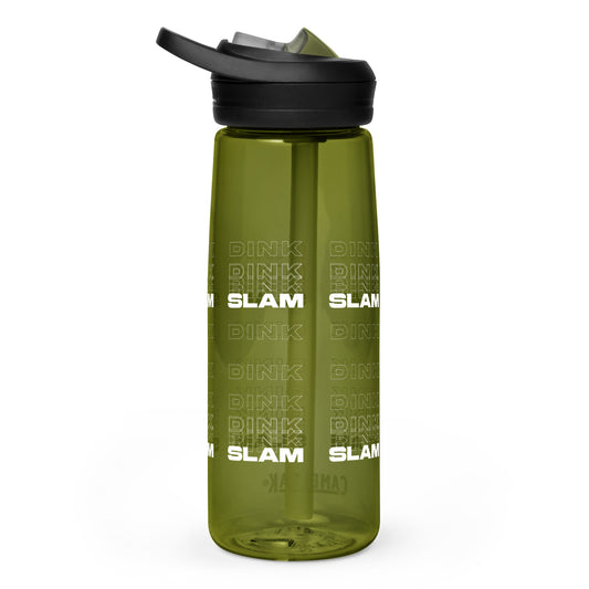 DinkDinkDinkSlam type on sports water bottle