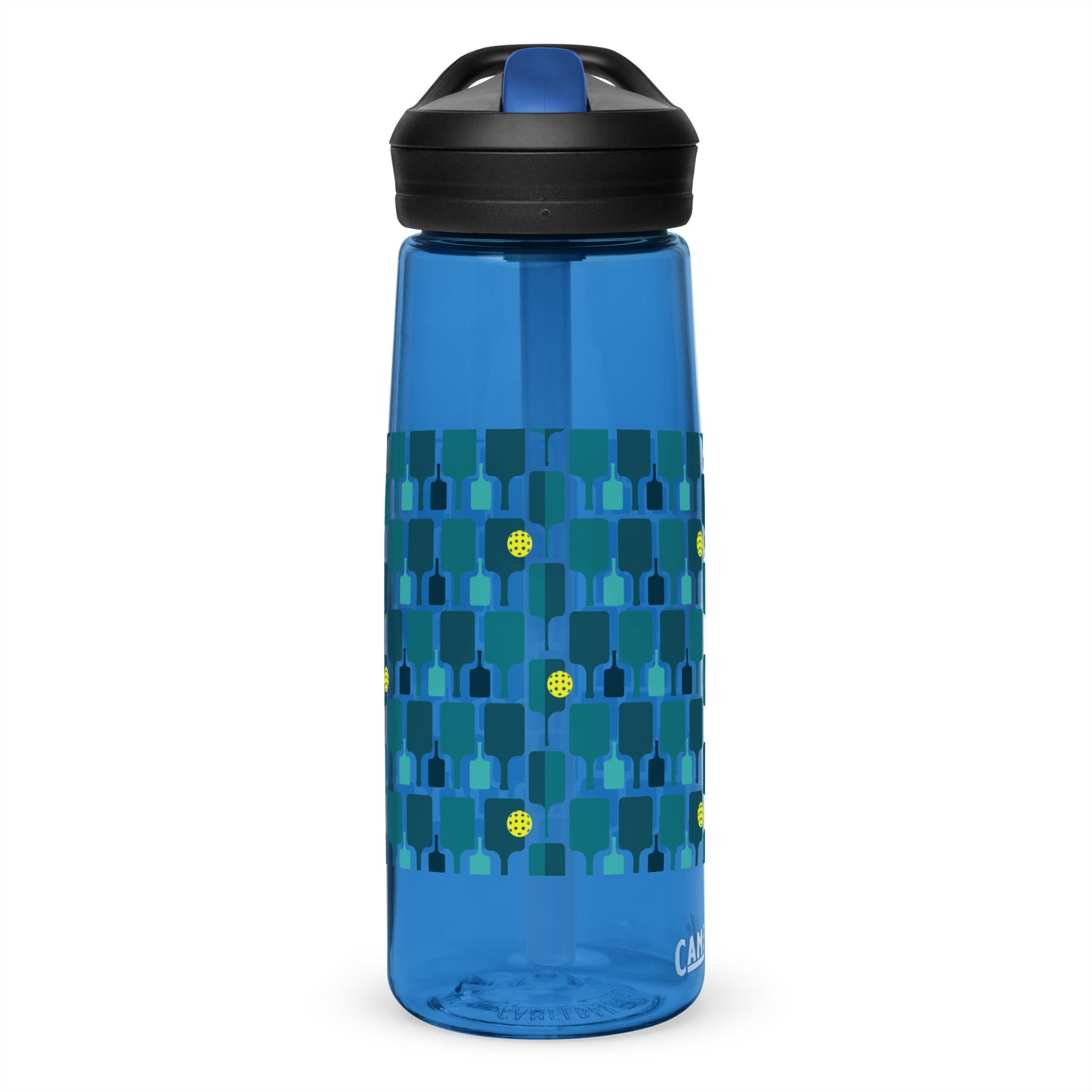 Pickleball Paddle grid sports water bottle