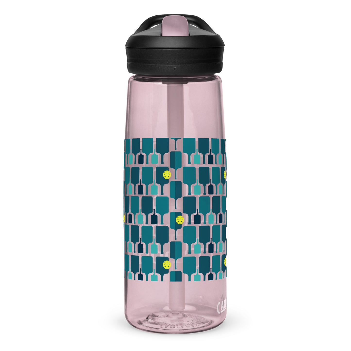 Pickleball Paddle grid sports water bottle