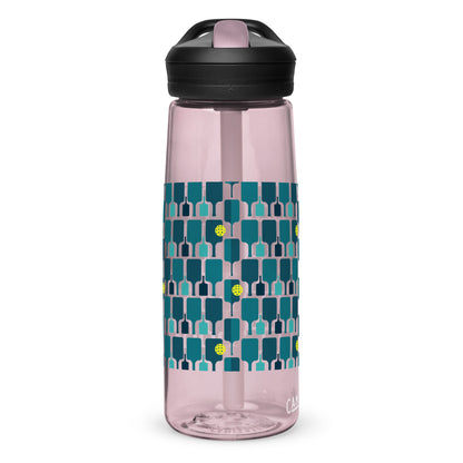 Pickleball Paddle grid sports water bottle