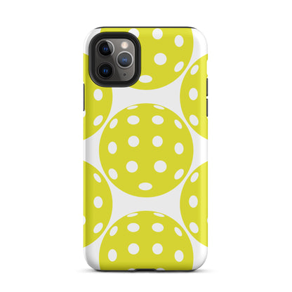 Pickleballs graphic on Tough Case for iPhone®