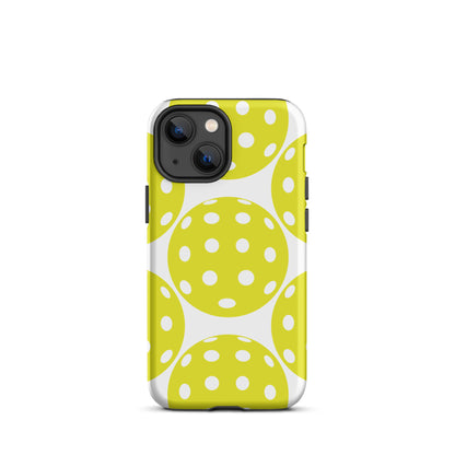 Pickleballs graphic on Tough Case for iPhone®