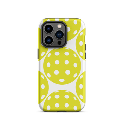 Pickleballs graphic on Tough Case for iPhone®