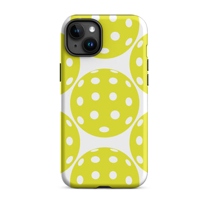 Pickleballs graphic on Tough Case for iPhone®