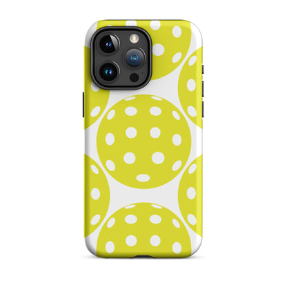 Pickleballs graphic on Tough Case for iPhone®