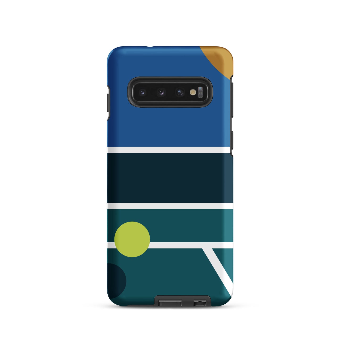 Minimalist Pickleball Court graphic on Tough case for Samsung®