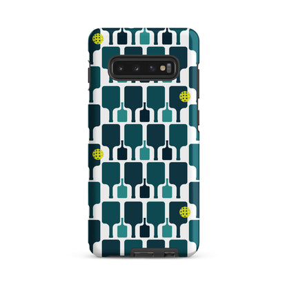 Pickleball Paddle grid graphic on Tough case for Samsung®