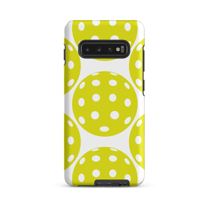 Pickleballs graphic on Tough case for Samsung®