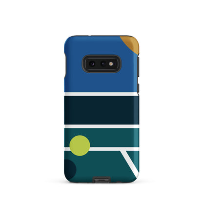 Minimalist Pickleball Court graphic on Tough case for Samsung®