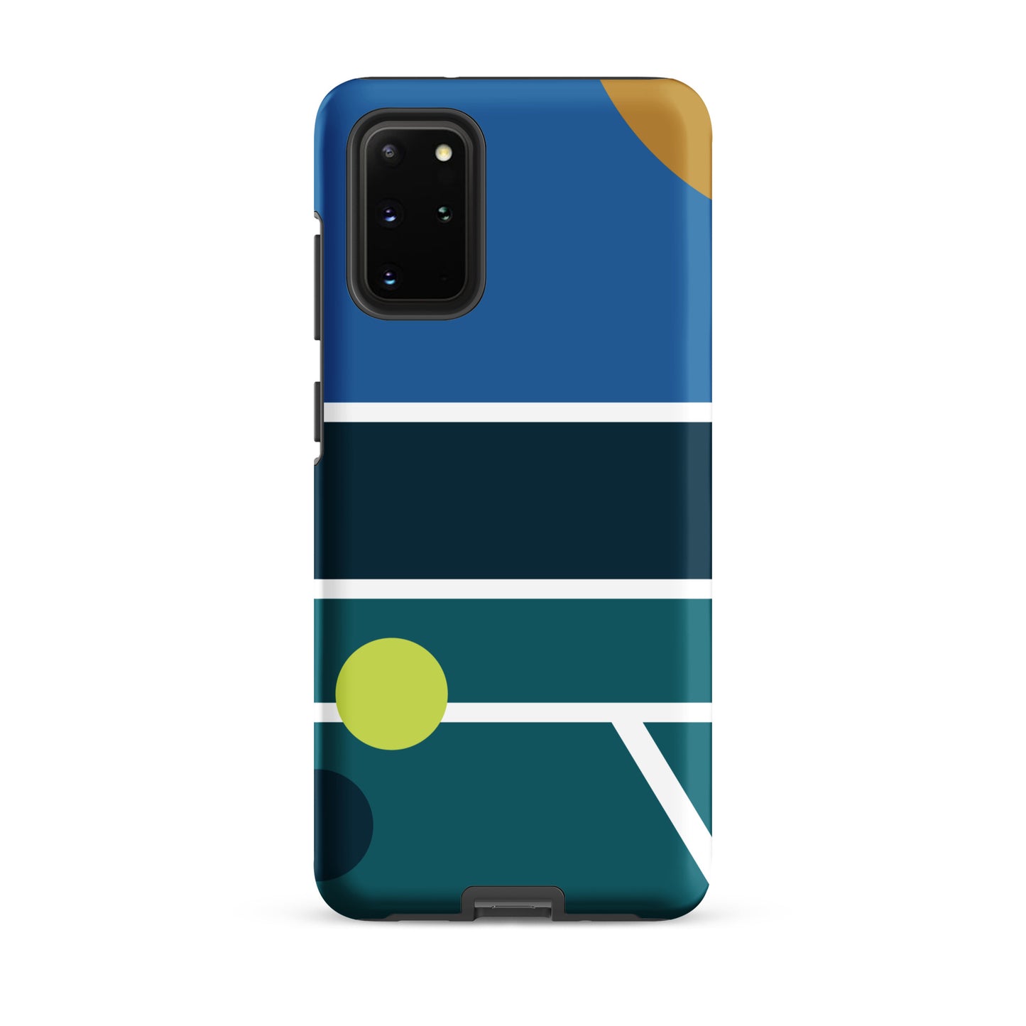 Minimalist Pickleball Court graphic on Tough case for Samsung®