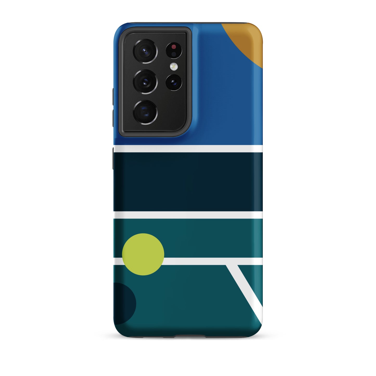 Minimalist Pickleball Court graphic on Tough case for Samsung®