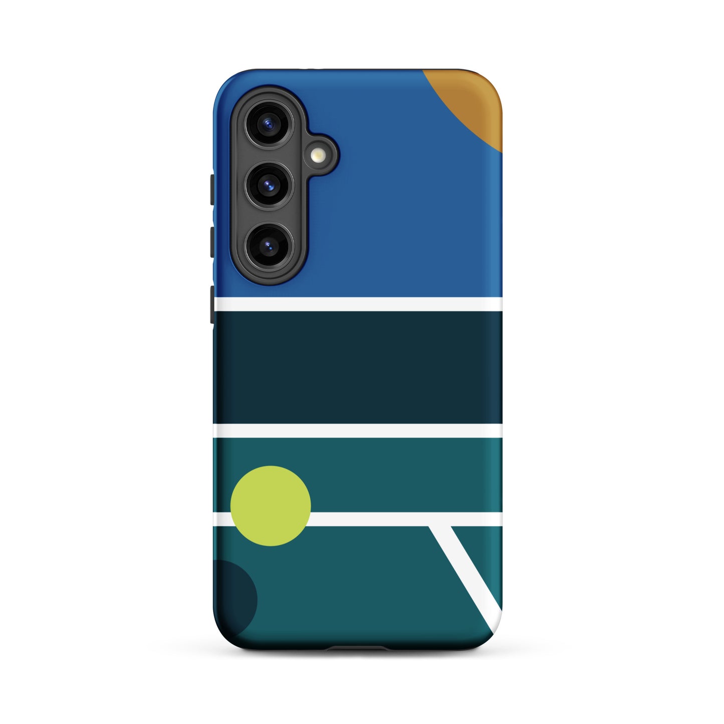 Minimalist Pickleball Court graphic on Tough case for Samsung®