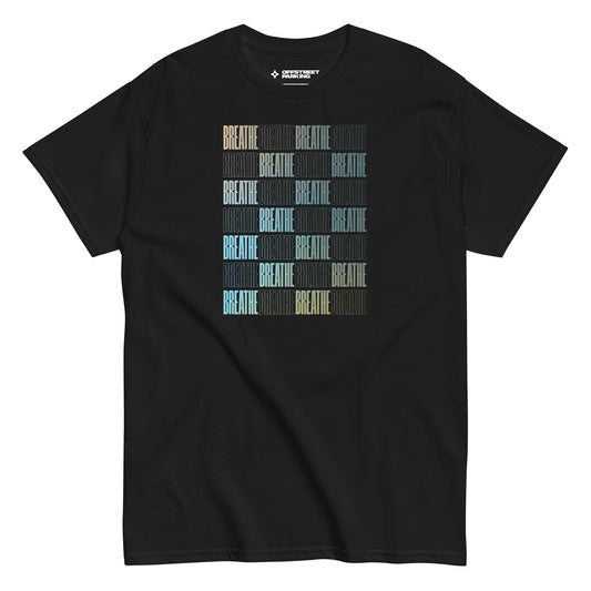 Breathe type on unisex classic tee